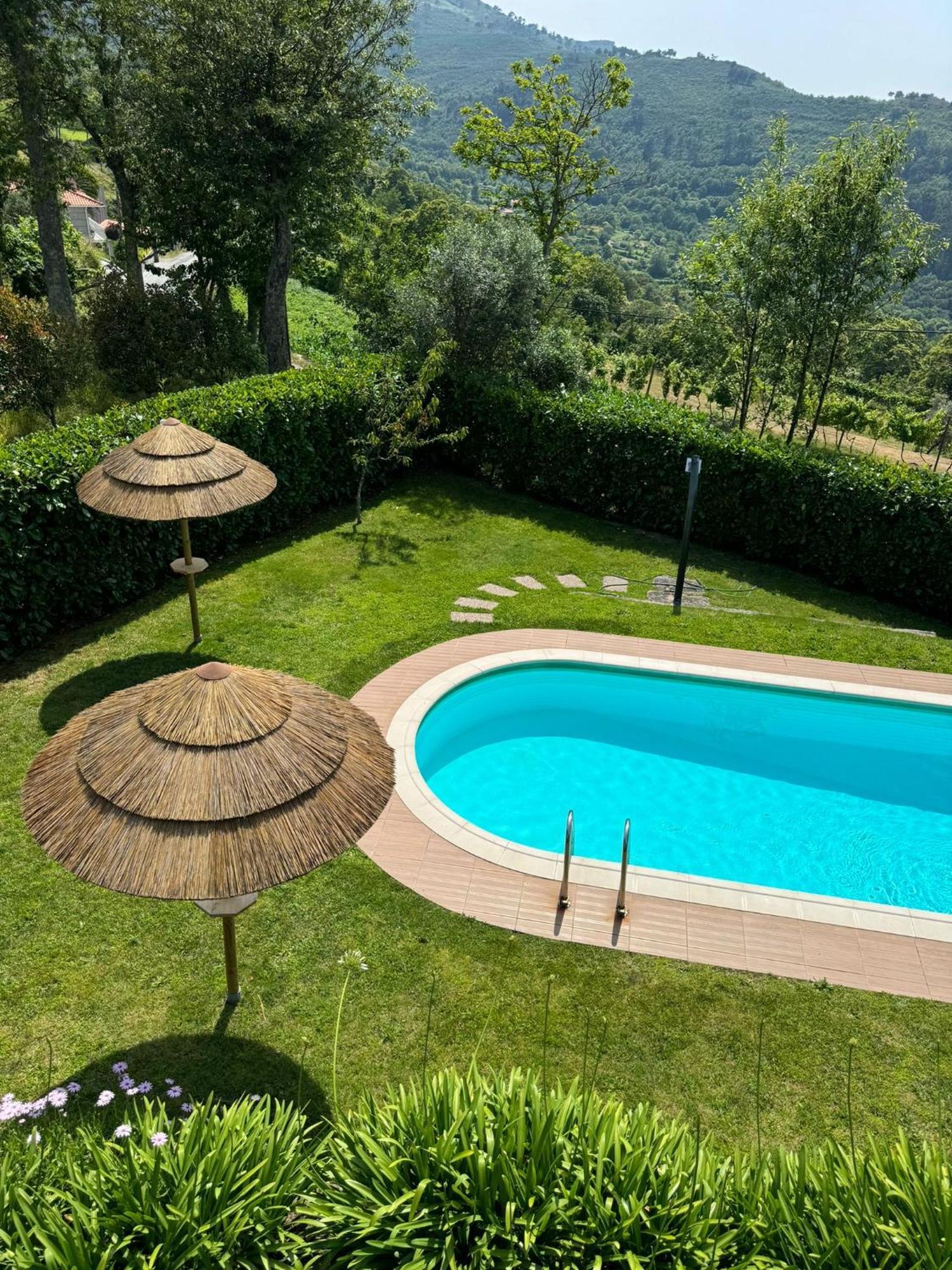 Casa Das Castanhas - Cinfaes, Viseu Exteriör bild